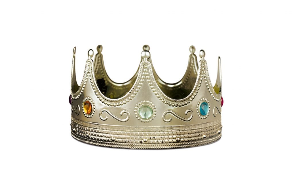 The crown worn by Notorious B.I.G., now headed to Sotheby's. Photo: Sotheby's.