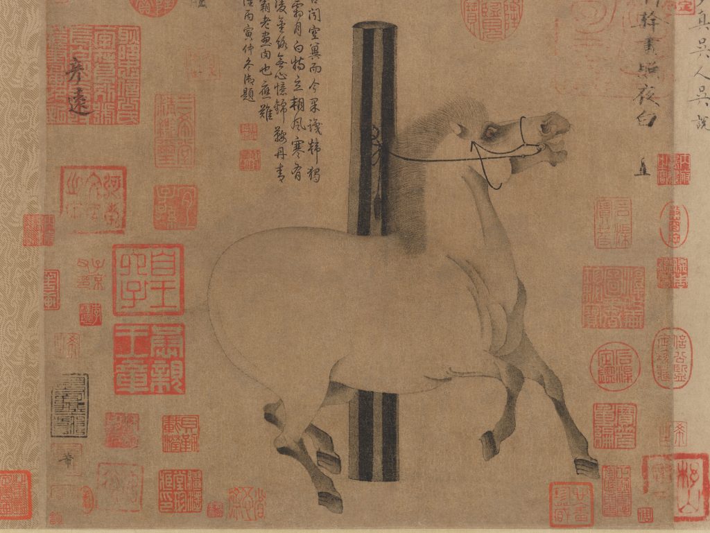 Han Gan, <em>Night-Shining White</em> (circa 750, Tang dynasty). Courtesy of the Metropolitan Museum of Art, New York, purchase, the Dillon Fund Gift, 1977.