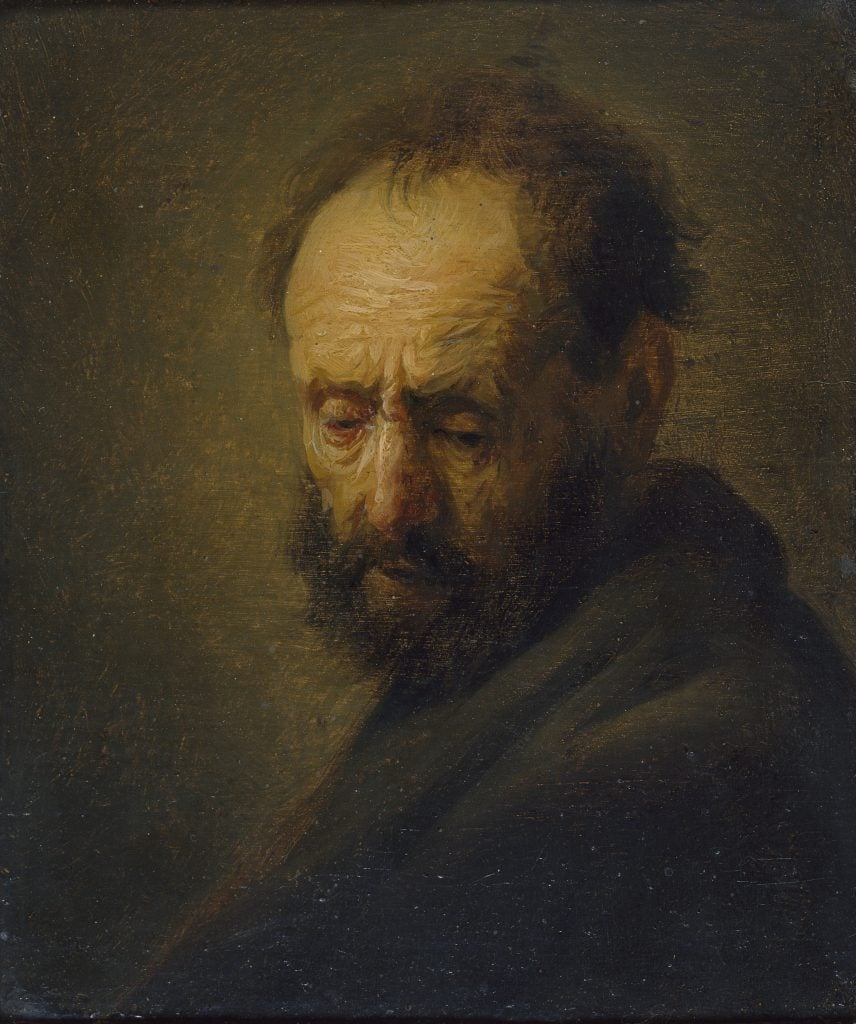 Head of a Bearded Man (circa 1630). The Ashmolean Museum in Oxford has found new evidence suggesting this once-discredited painting may be the work of Rembrandt after all. Photo courtesy of the Ashmolean Museum.