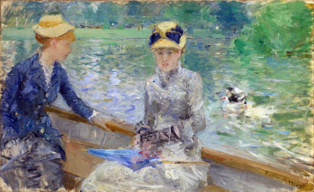 Berthe Morisot, Summer's Day (1879). Courtesy of the National Portrait Gallery.
