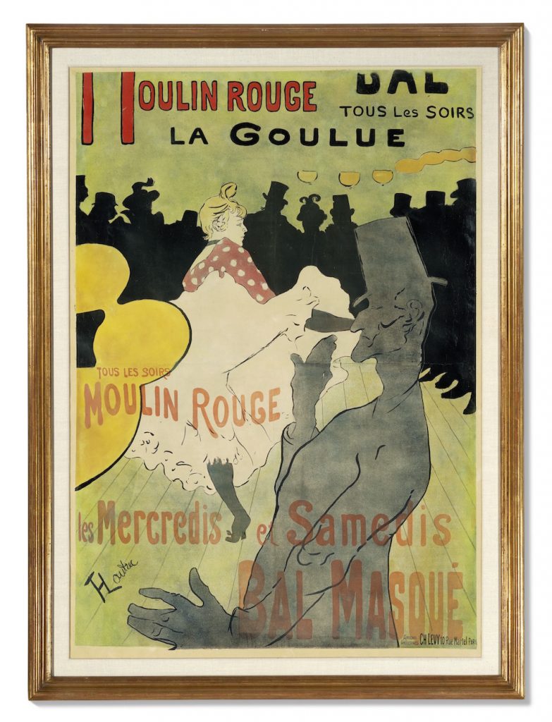 Henri Toulouse-Lautrec, Mouling Rouge Image courtesy Christie's.