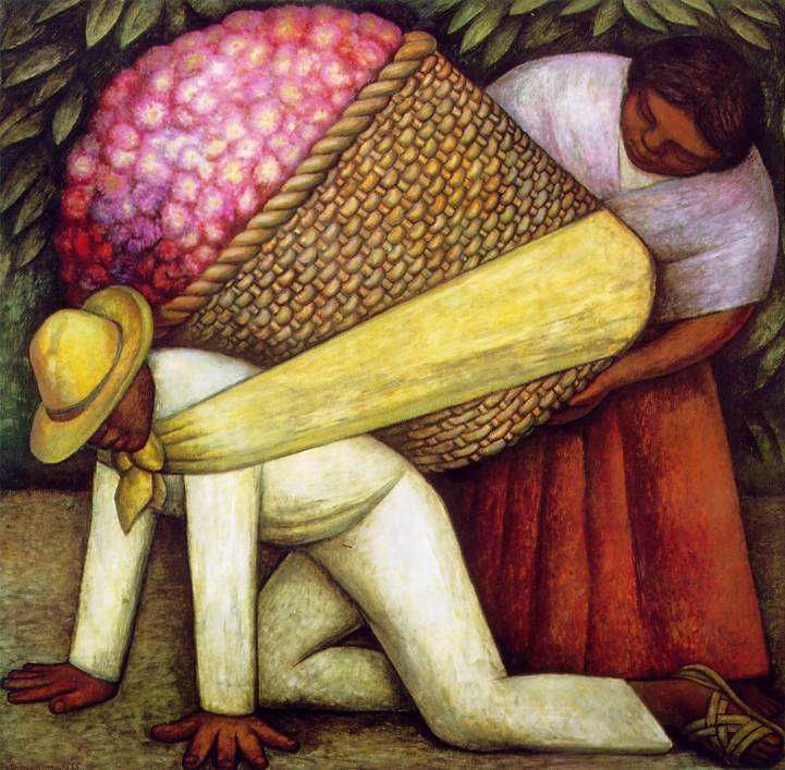 Diego Rivera, The Flower Carrier (1935). Courtesy of SFMOMA