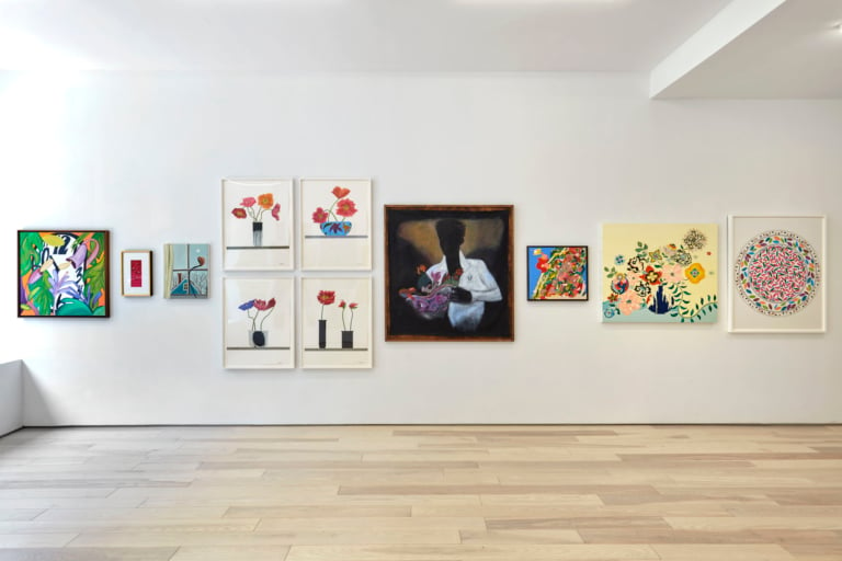 Installation view, "(Nothing but) Flowers" at Karma.