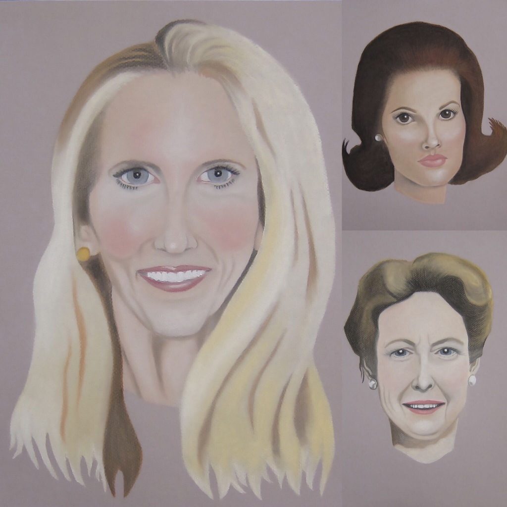 Michelle Vaughan, Kellyanne Conway, Anita Bryant and Phyllis Schafly (2020). Courtesy of the artist and Theodore: Art.