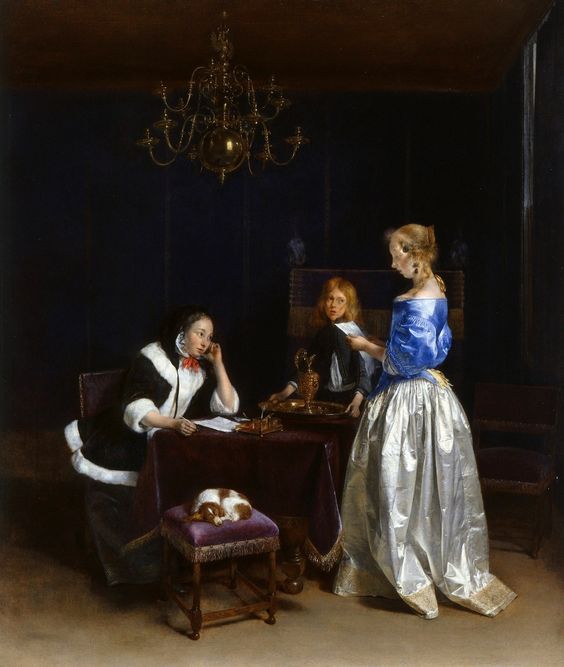 Gerrit ter Borch, <em>The Letter</em> (1660–62). Courtesy of the Royal Collection of Buckingham Palace