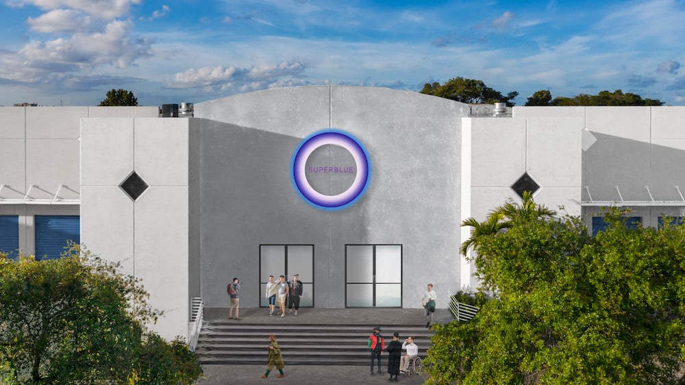 Experiential Art Center in Miami, Façade Rendering Courtesy of Superblue. <br>Photo: Moris Moreno