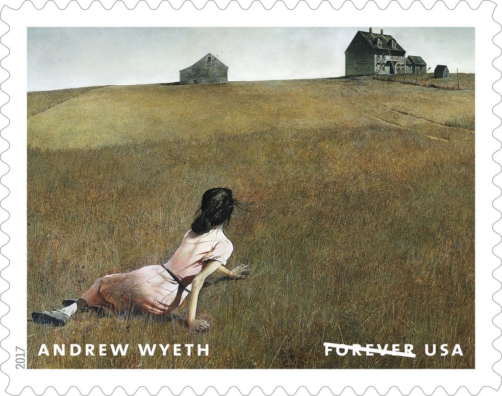 Andrew Wyeth, <i>Christina's World</i>. ©United States Postal Service