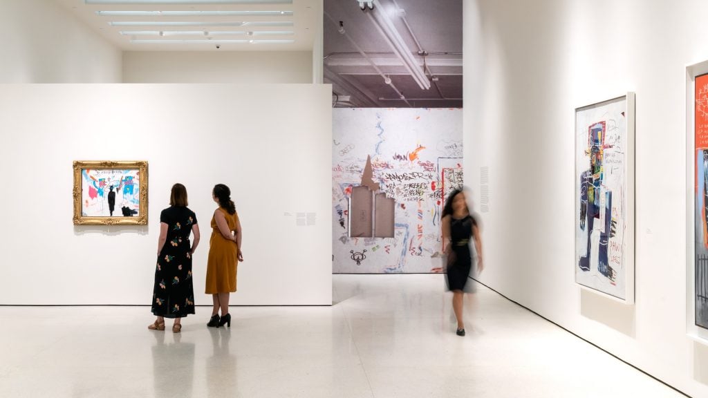 Installation view of "Basquiat: Defacement" at the Guggenheim. Courtesy of the Guggenheim. 