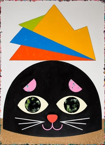 Lai Chiu-Chen, The Black Cat Rises the Mountain One Meter Up (2017). Courtesy of Eli Klein Gallery.