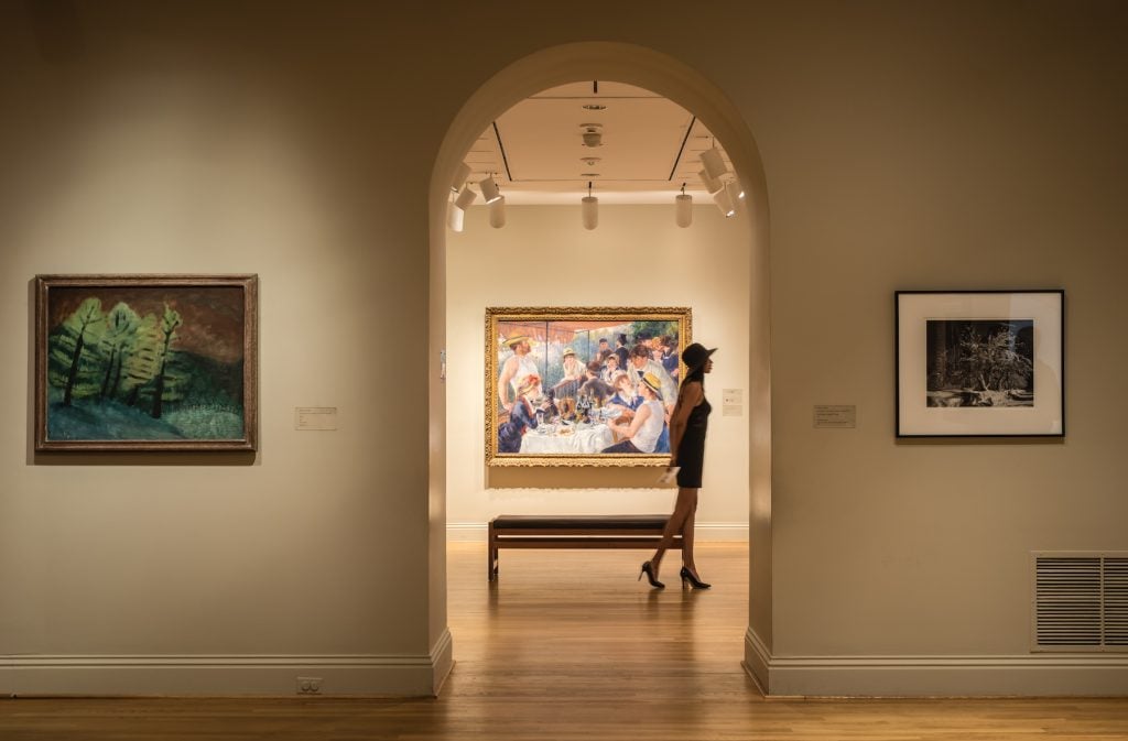 Renoir's <em>Luncheon of the Boating Party</em> at the Phillips Collection. Photo by Andre Chung for The Washington Post, via Getty Images.