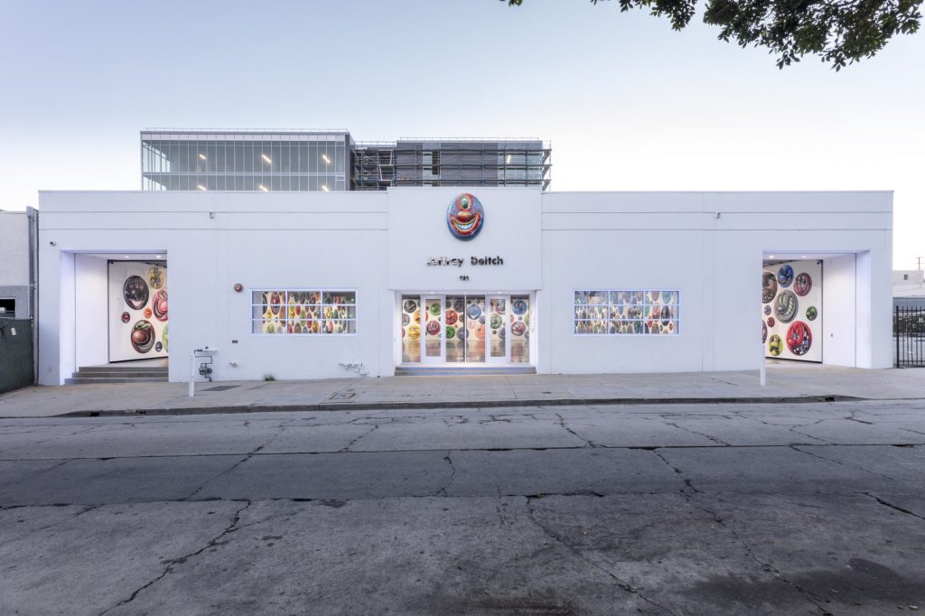 Installation view, "Kenny Scharf: MOODZ" at Jeffrey Deitch, Los Angeles. Photo: Joshua White.