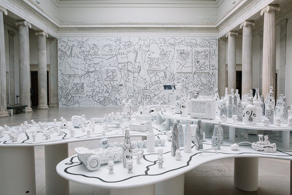 Installation view of "Shantell Martin: Someday We Can." Photograph by Connie Tsang.