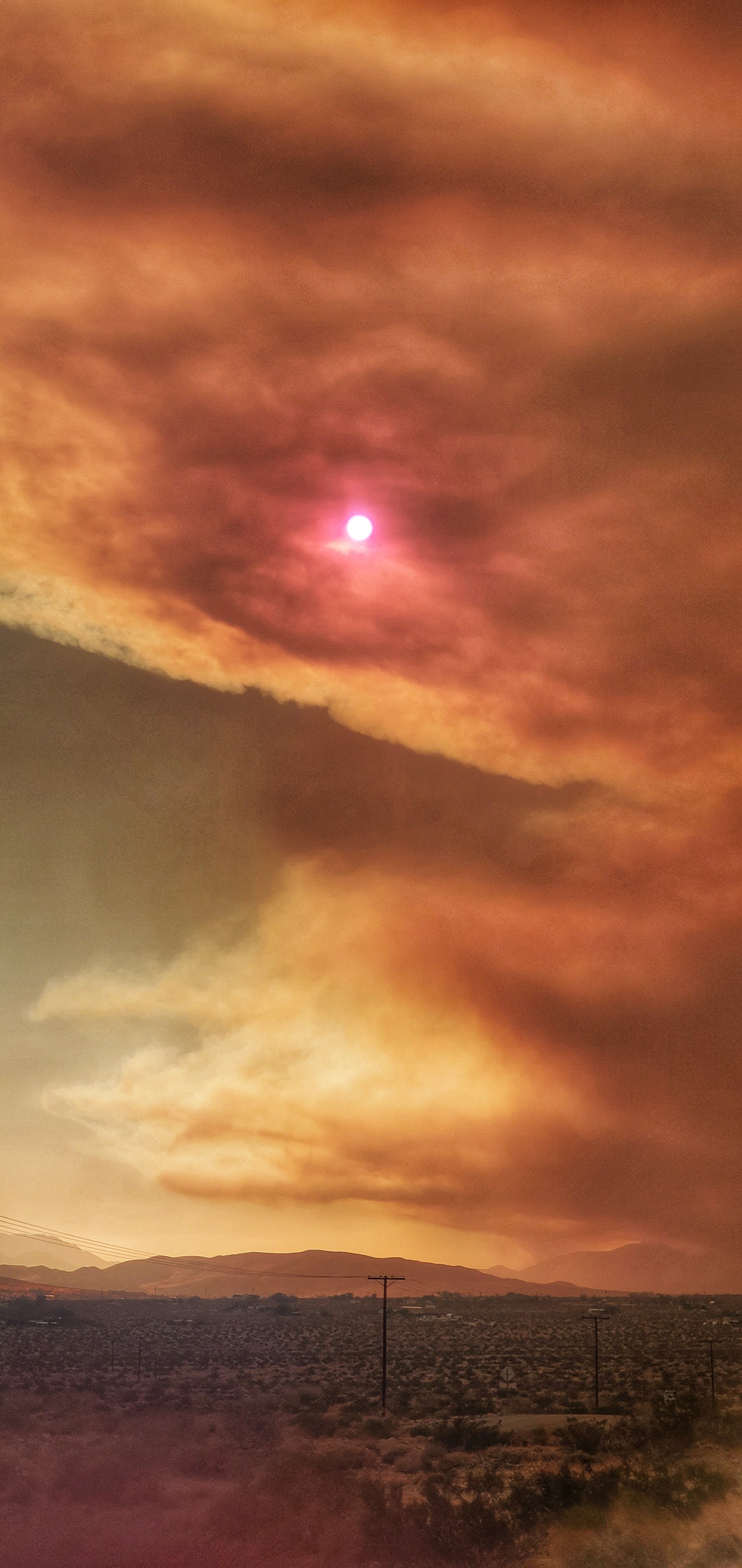 Jeff Frost captured this shot California's smoke-filled skies. Photo courtesy of the artist.