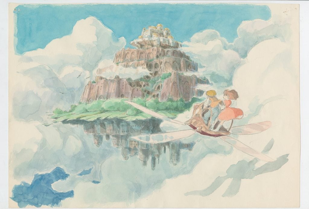 Imageboard, <em>Castle in the Sky</em> (1986), Hayao Miyazaki. ©1986 Studio Ghibli.