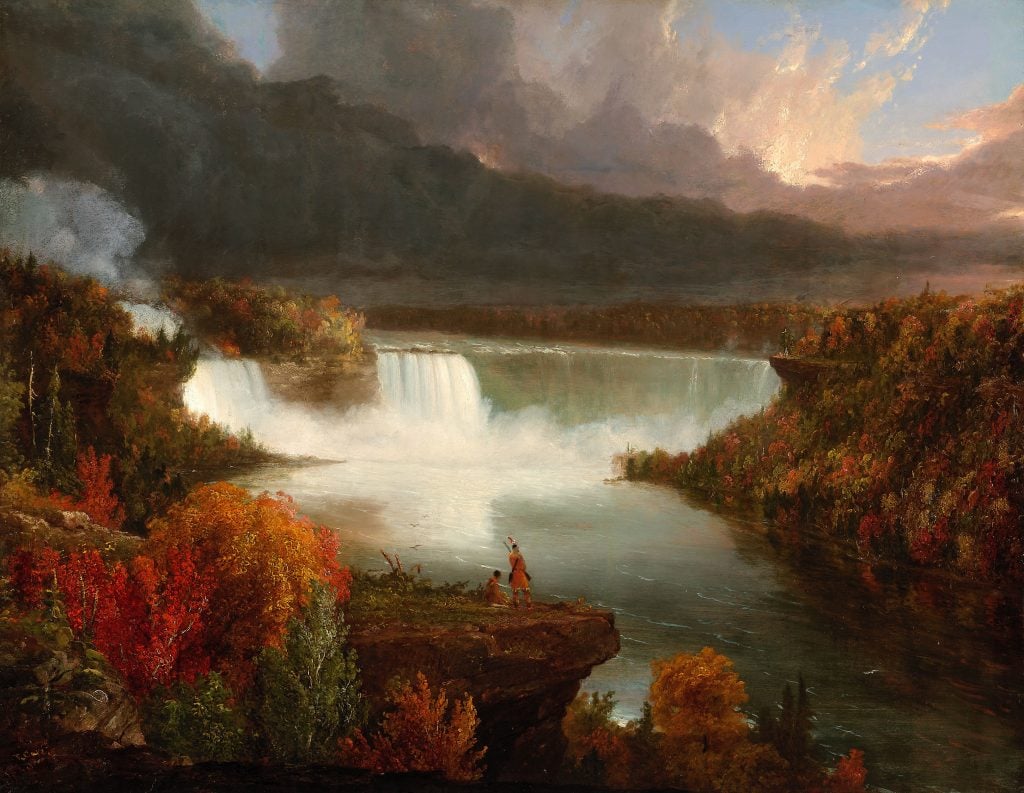 Thomas Cole, Distant View of Niagara Falls (1830). Collection of the Art Institute of Chicago.