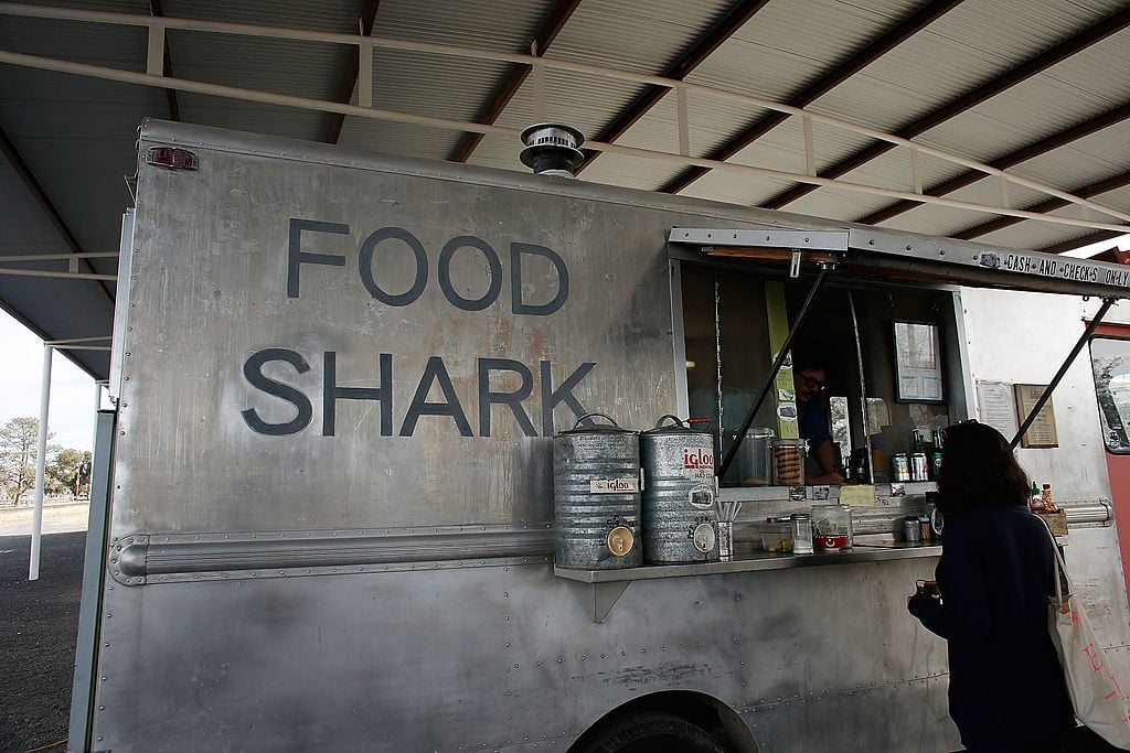 The Food Shark food truck, a Marfa institution, shuttered in recent weeks. Photo by Scott Halleran/Getty Images.
