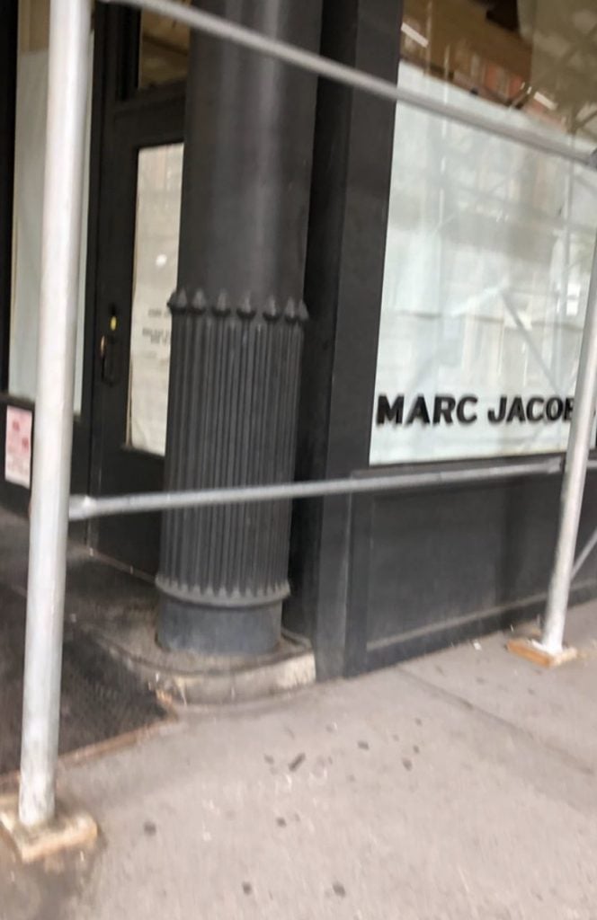 The new Marc Jacobs store in Soho. Photo courtesy a tipster.