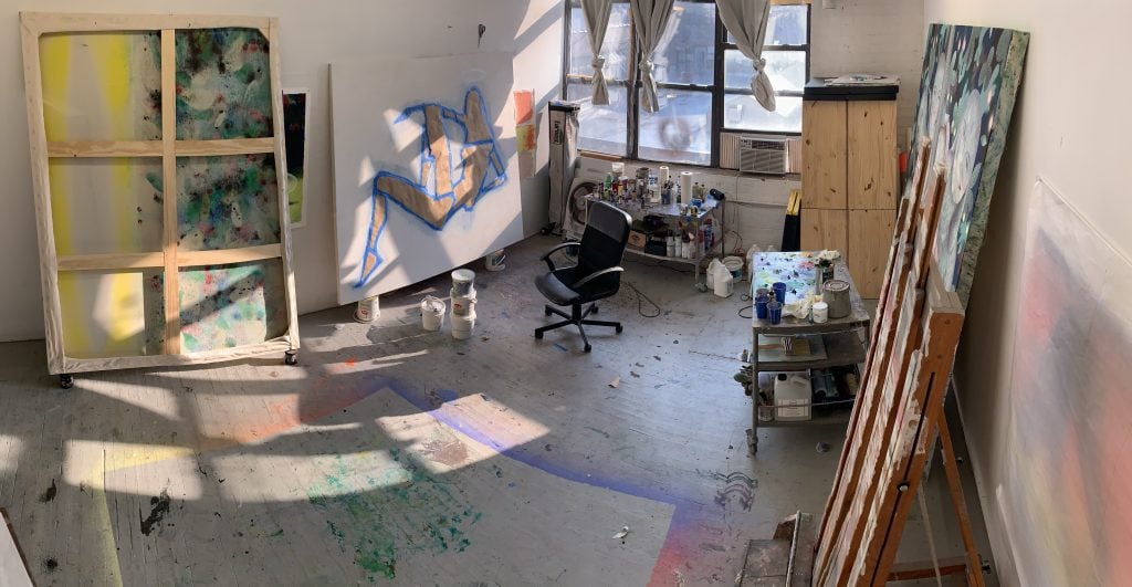 Interior of Robin F. Williams's studio. Courtesy of the artist.