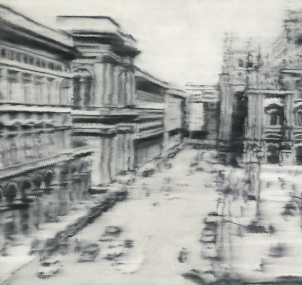 Gerhard Richter, Domplatz, Mailand (Cathedral Square, Milan) (1968). Image courtesy Sotheby's