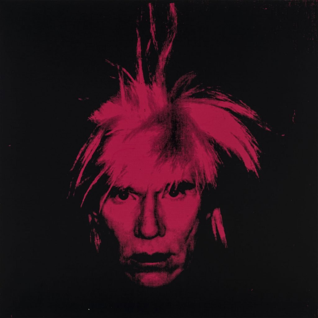 Andy Warhol, <em>Self-Portrait (Fright Wig)</em>, 1986. Collection of Robert Lococo. Photo ©1986 the Andy Warhol Foundation for the Visual Arts, Inc./Licensed by Artists Rights Society (ARS), New York.