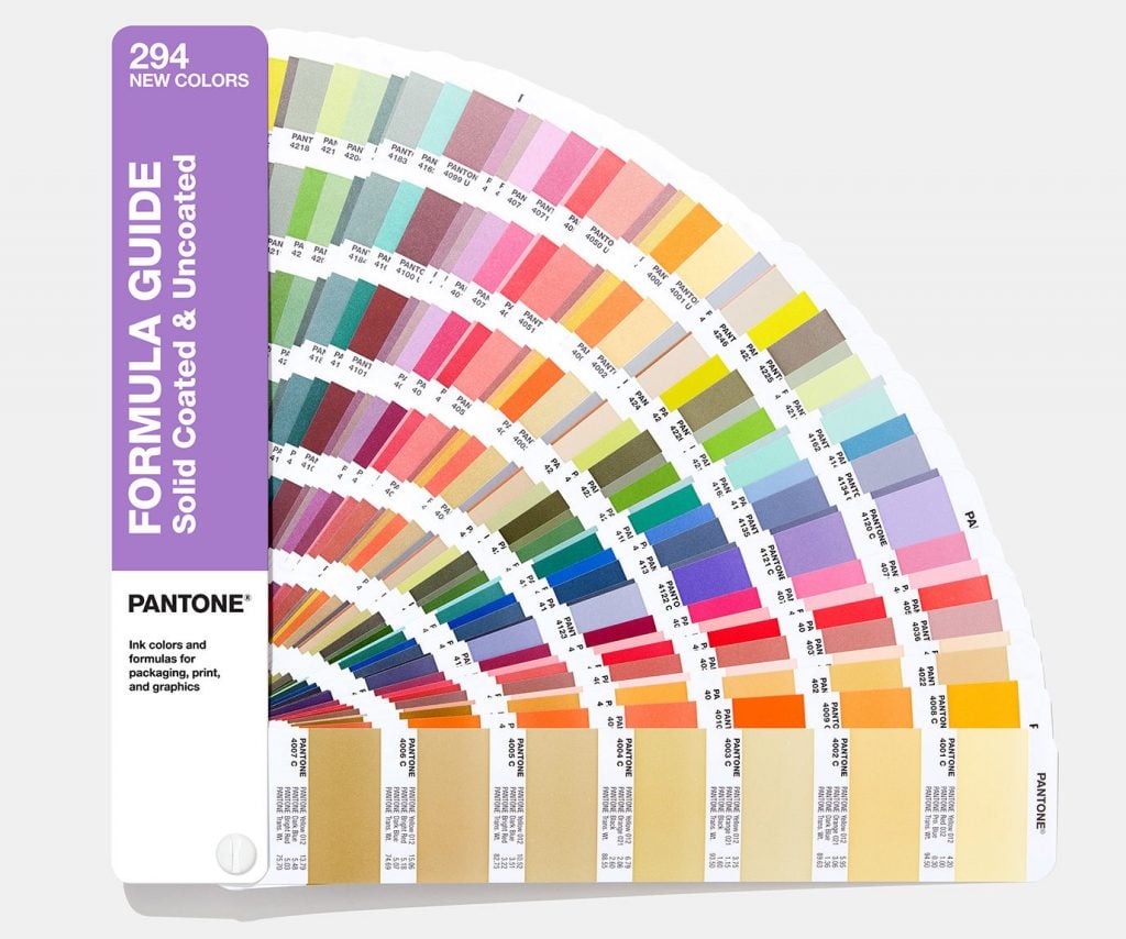 Pantone added 294 new colors to its swatch books in 2019. Photo courtesy of Pantone.