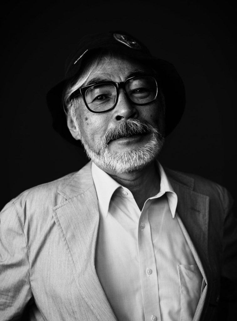 Hayao Miyazaki. Photo by Nicolas Guerin.