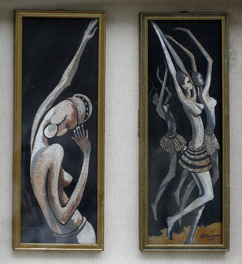 Ben Enwonwu, <i>Africa Dances</i> (1957). Courtesy of kó Gallery. 