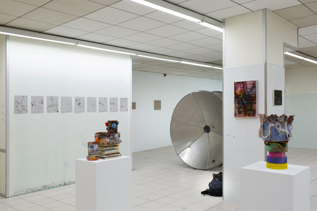 Installation view of "Supersalon," courtesy Paris Internationale.
