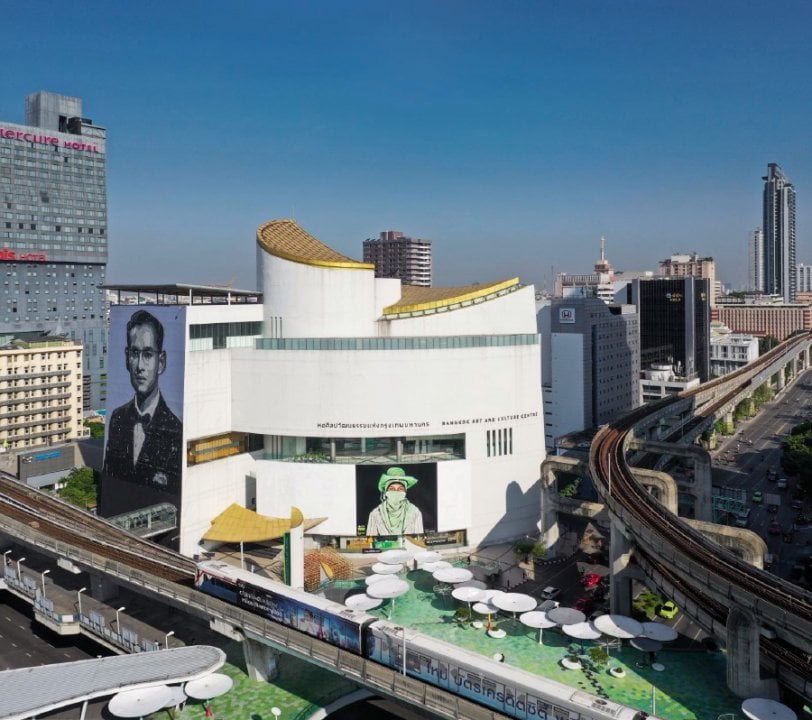 Bangkok Art and Culture Centre, the main venue of the Bangkok Art Biennale. Photo courtesy of the Bangkok Art Biennale.