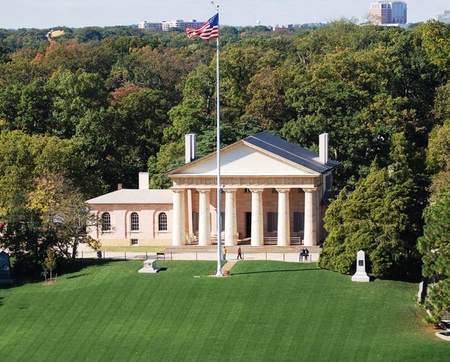 Arlington House, the Robert E. Lee Memorial. Photo courtesy of the National Park Service. 