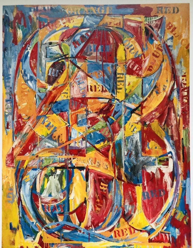 Can you draw a picture of what $73.5 million looks like? Jasper John’s 1961 painting <em>0 Through 9</em>. Courtesy of Kenny Schachter.