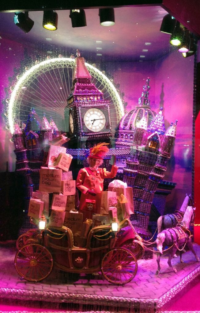 Castle Noel's attractions include windows from the famed Christmas displays at New York's Bloomingdales department store, like this one from 2013. Photo courtesy of Castle Noel.