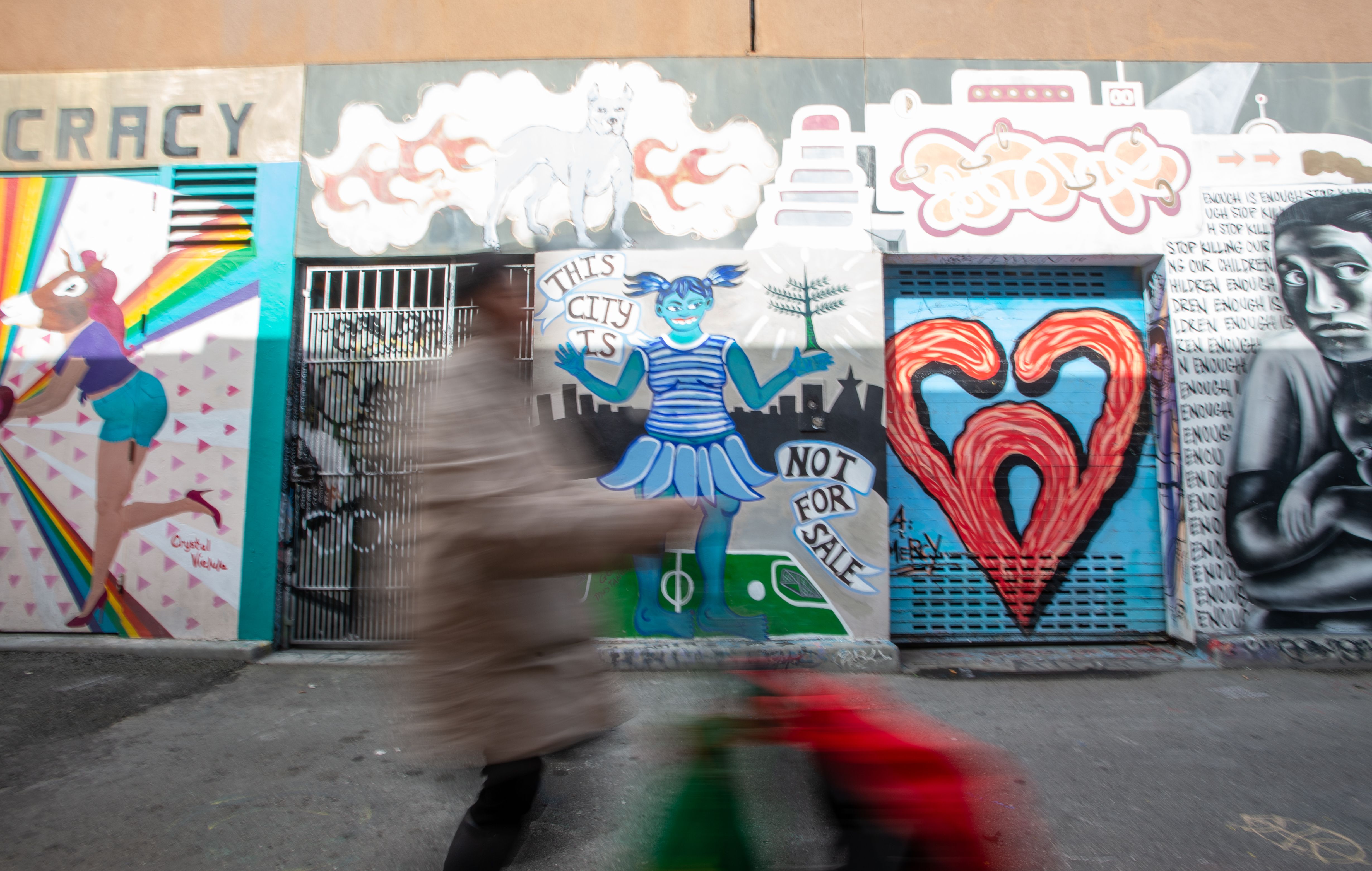 Artists in San Francisco may get some relief thanks to the mayor's new policies. (Photo by JOSH EDELSON/AFP via Getty Images)