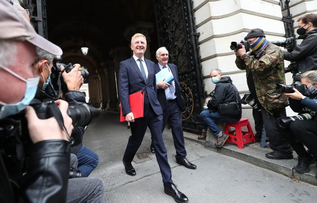 Digital, Culture, Media and Sport Secretary Oliver Dowden on Downing Street, London. Photo: Yui Mok/PA Images via Getty Images.