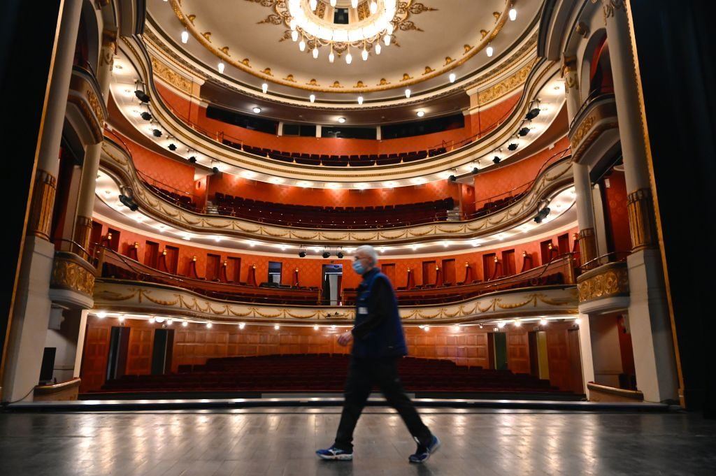 Theatre de la Sinne in Mulhouse, France. Photo: Sebastien Bozon/AFP/Getty Images.
