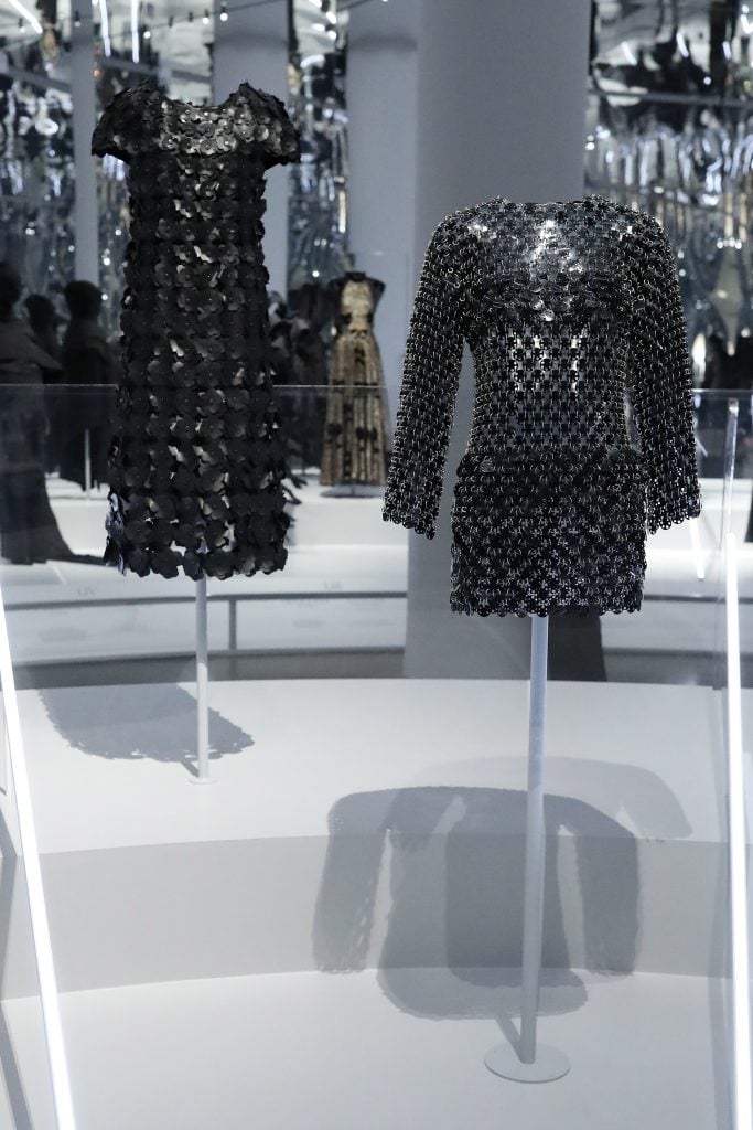 Installation view "About Time: Fashion and Duration" sponsored by Louis Vuitton at Metropolitan Museum of Art. (Photo by Taylor Hill/Getty Images)