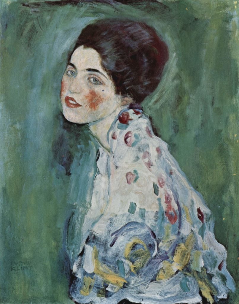 Gustav Klimt, Portrait of a Lady (c. 1916–17).