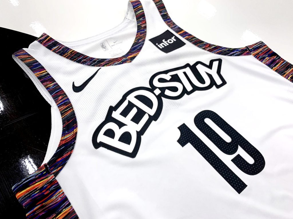The Brooklyn Nets' jersey honoring Notorious BIG. Courtesy the National Basketball Association. 