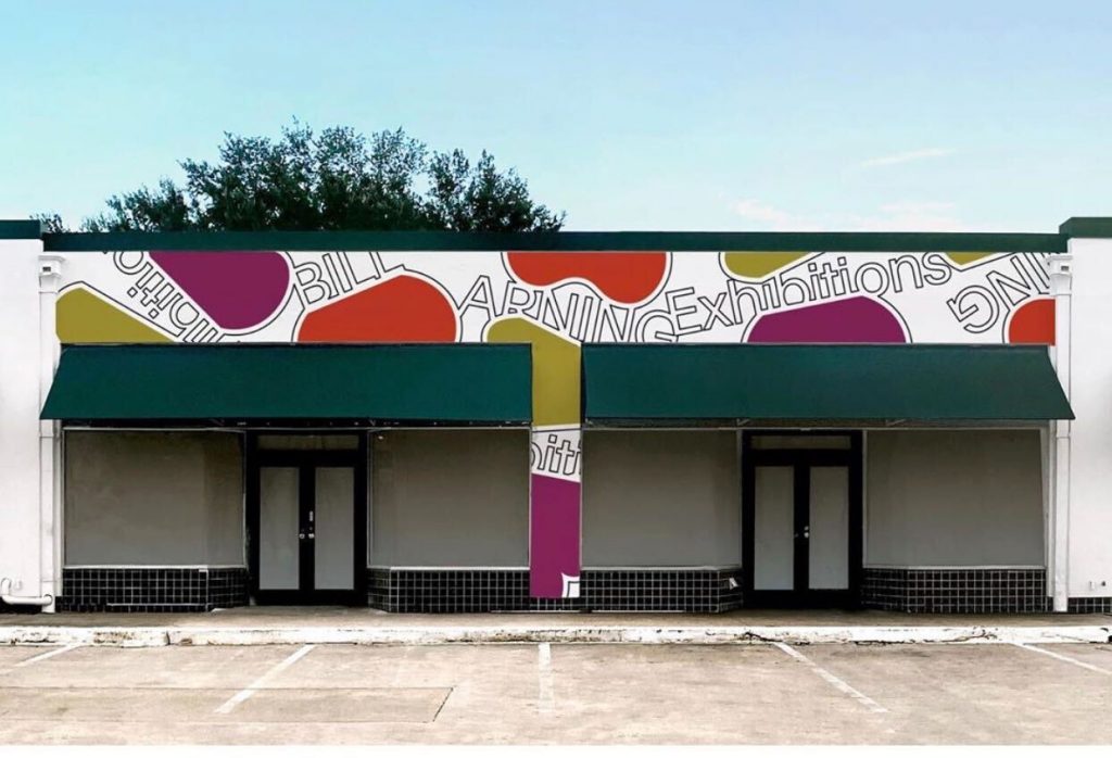 The facade of Bill Arning Exhibition space in Houston.