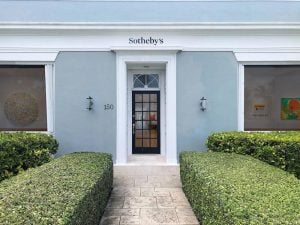 Sotheby's new space in Palm Beach. Image courtesy Sotheby's.