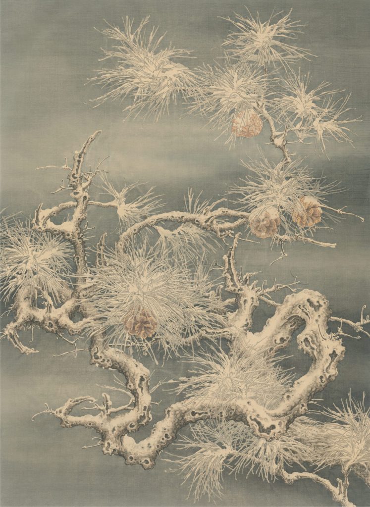 Ren Zhong, Pine, Bamboo, and Plum Series—Plum (2018). Courtesy of Chelsea Art Co Ltd.