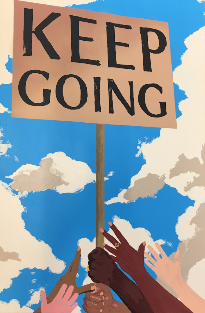 Reuben Dangoor, Keep Going (2020). Courtesy of the artist.