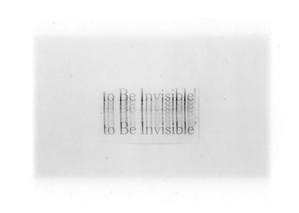 Luke Stettner, To Be Invisible (2020). Courtesy of Kate Werble Gallery, New York.