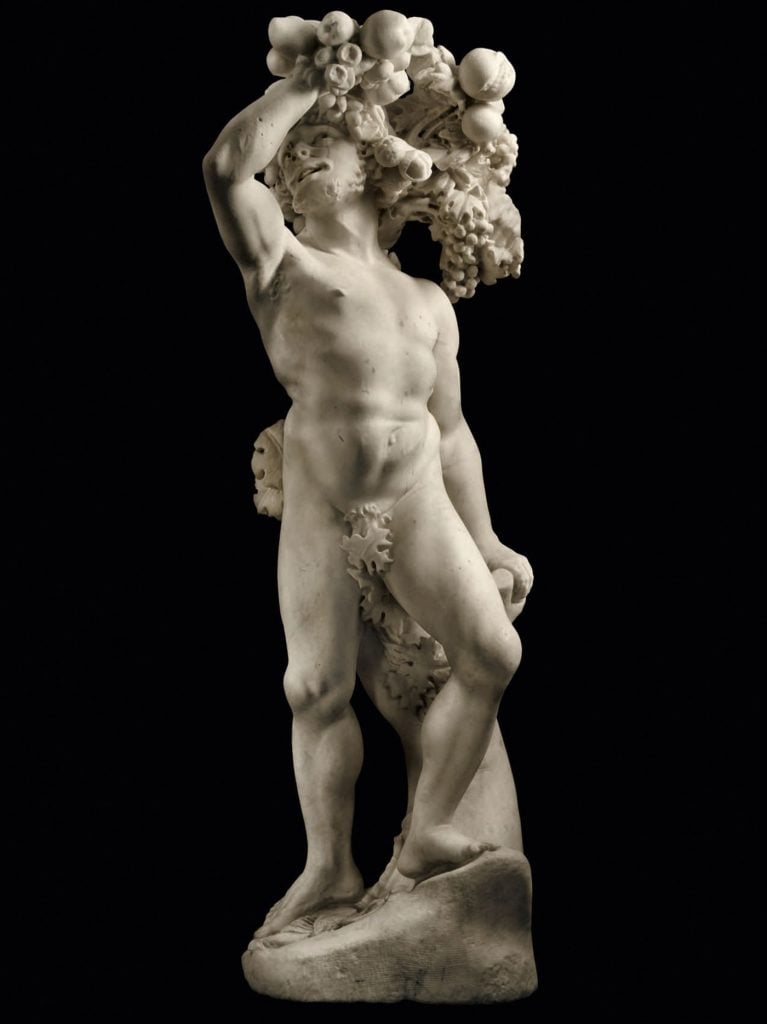Pietro Bernini and Gian Lorenzo Bernini, <em>Autumn</em> (c. 1616), from the collection of Hester Diamond, carries an estimate of $8 million to $12 million. Photo courtesy of Sotheby's.