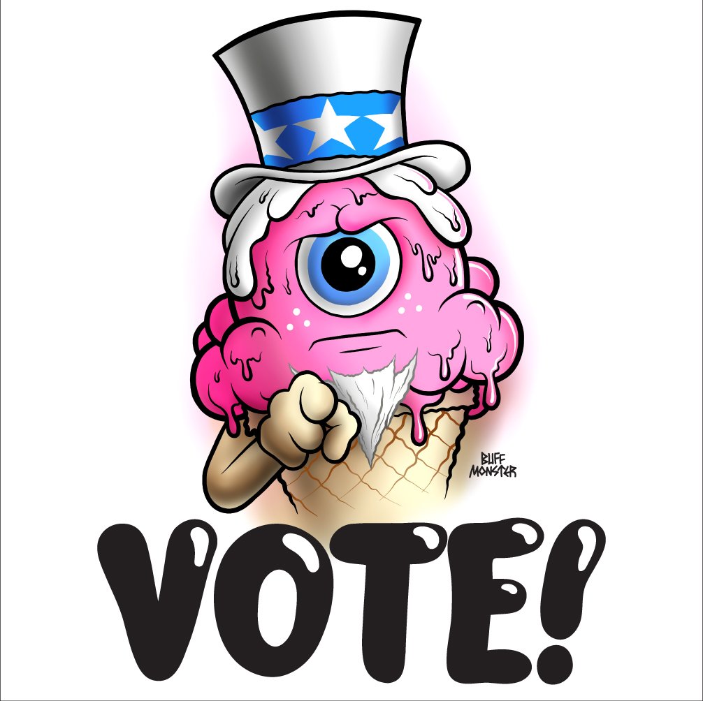 Buff Monster for When We All Vote.