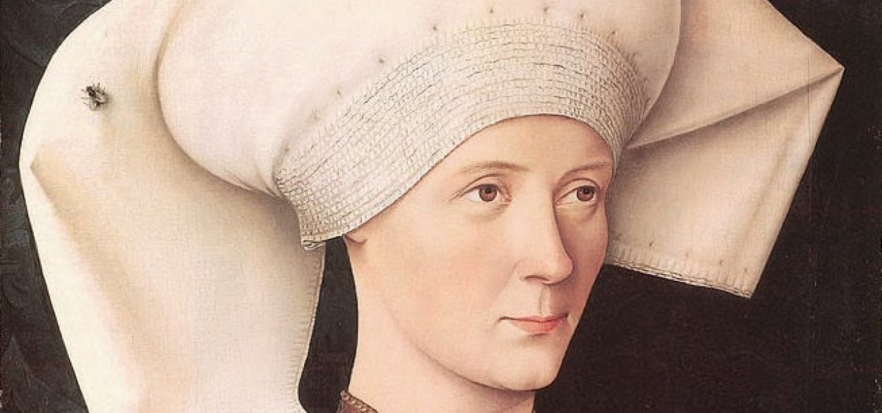 Portrait of a Woman of the Hofer Family(circa 1470) by an unknown Swabian artist.