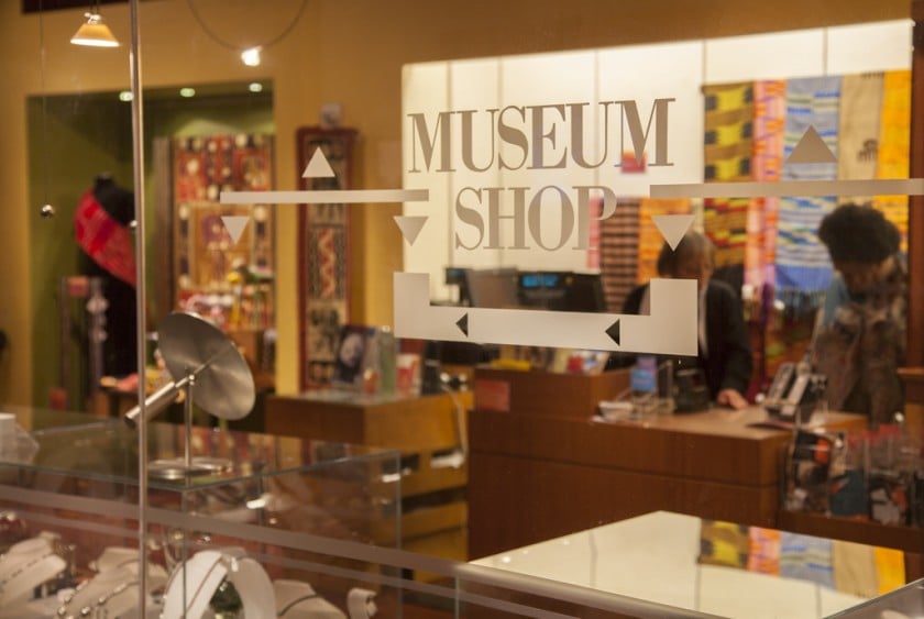 The gift shop at the National Museum of African Art, Smithsonian Institution. Photo courtesy of the National Museum of African Art, Smithsonian Institution.