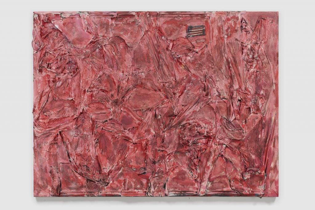 Thornton Dial, <i>Meat</i> (2003). Courtesy of David Lewis Gallery, New York.
