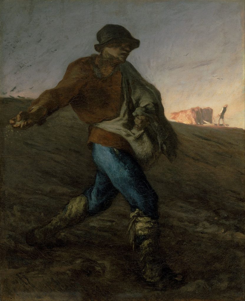 Jean-Francois Millet, The Sower (1850). Courtesy of Museum of Fine Arts, Boston.