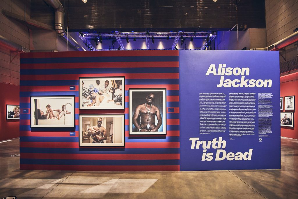 Installation view "Alison Jackson: Truth Is Dead," 2020. Courtesy of Neuehouse.
